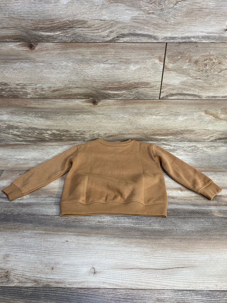 NEW Little Co. Pumpkin Sweatshirt Brown sz 24m - Me n Mommy To Be