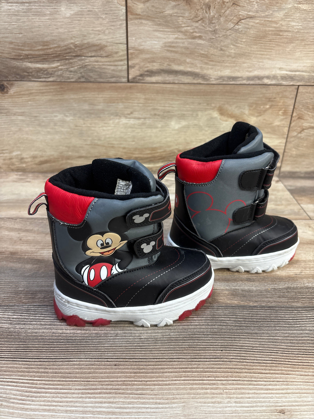 Disney Junior Mickey Mouse Snow Boots Black sz 8c