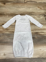 Simple Joys Loved Gown Grey sz 0-3m