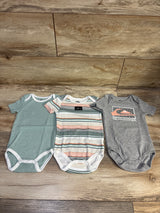 Quiksilver 3pk Bodysuit Set Green sz 12m
