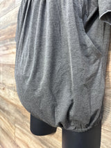 NEW Belly Moms Nursing Shirt Grey sz XL - Me n Mommy To Be