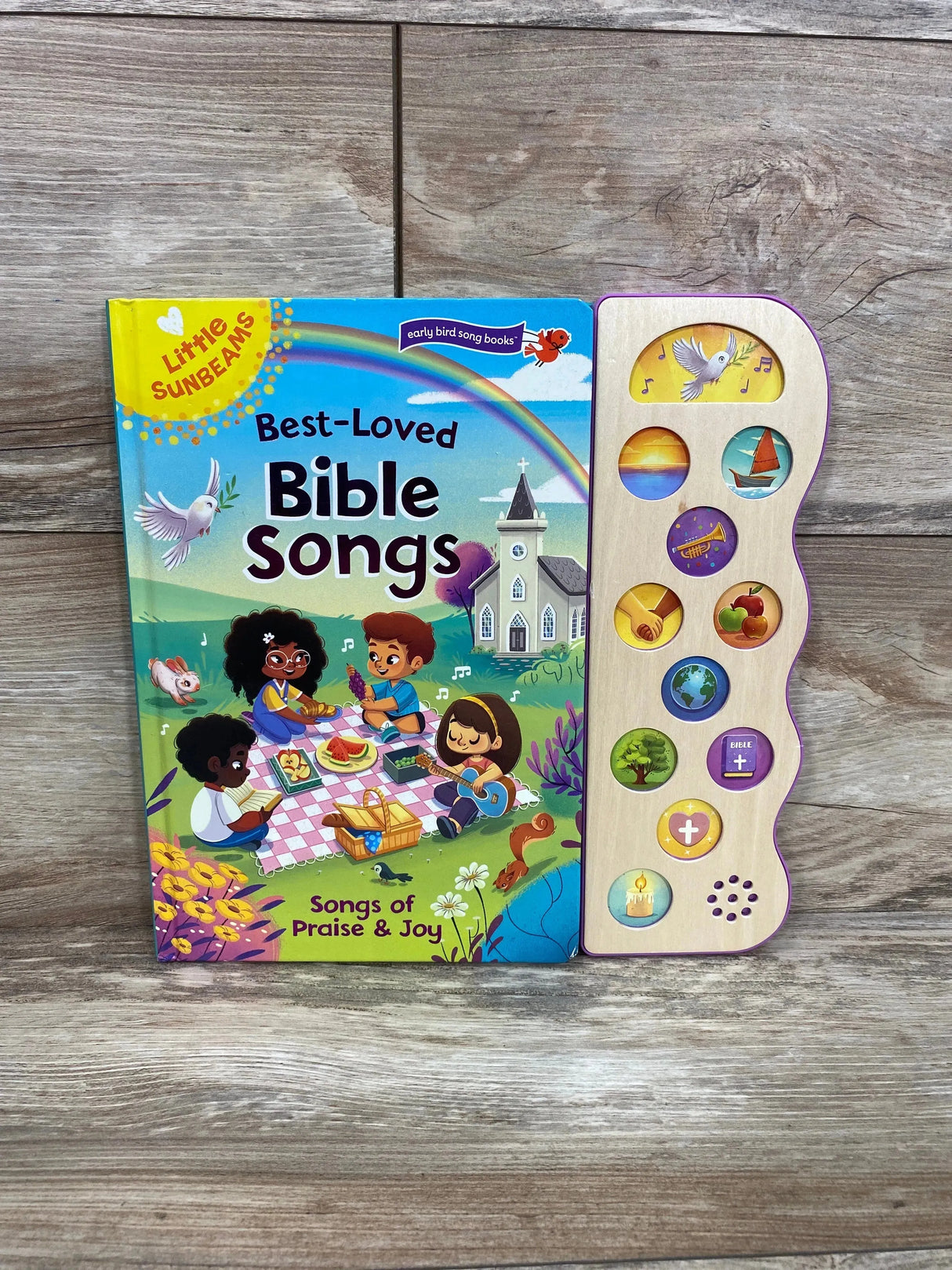 Best Loved Bible Songs Childrens Board Book with Sing-Along Tunes