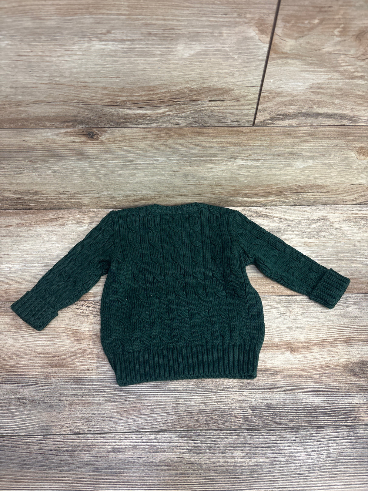 Ralph Lauren Cable Knit Cardigan Green sz 9m