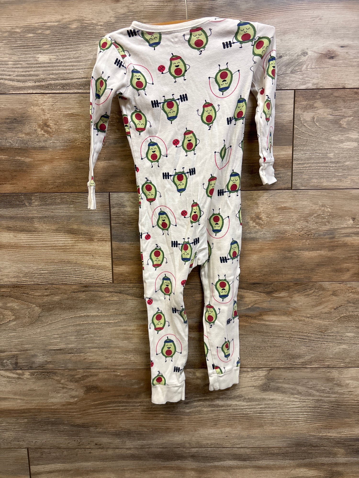 Old Navy Avocado Sleeper White sz 3T