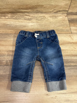 Cat & Jack Drawstring Jeans Blue sz 0-3m