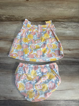 Child Of Mine 2pc Fruit Print Dress & Bloomers Set Pink sz 24m