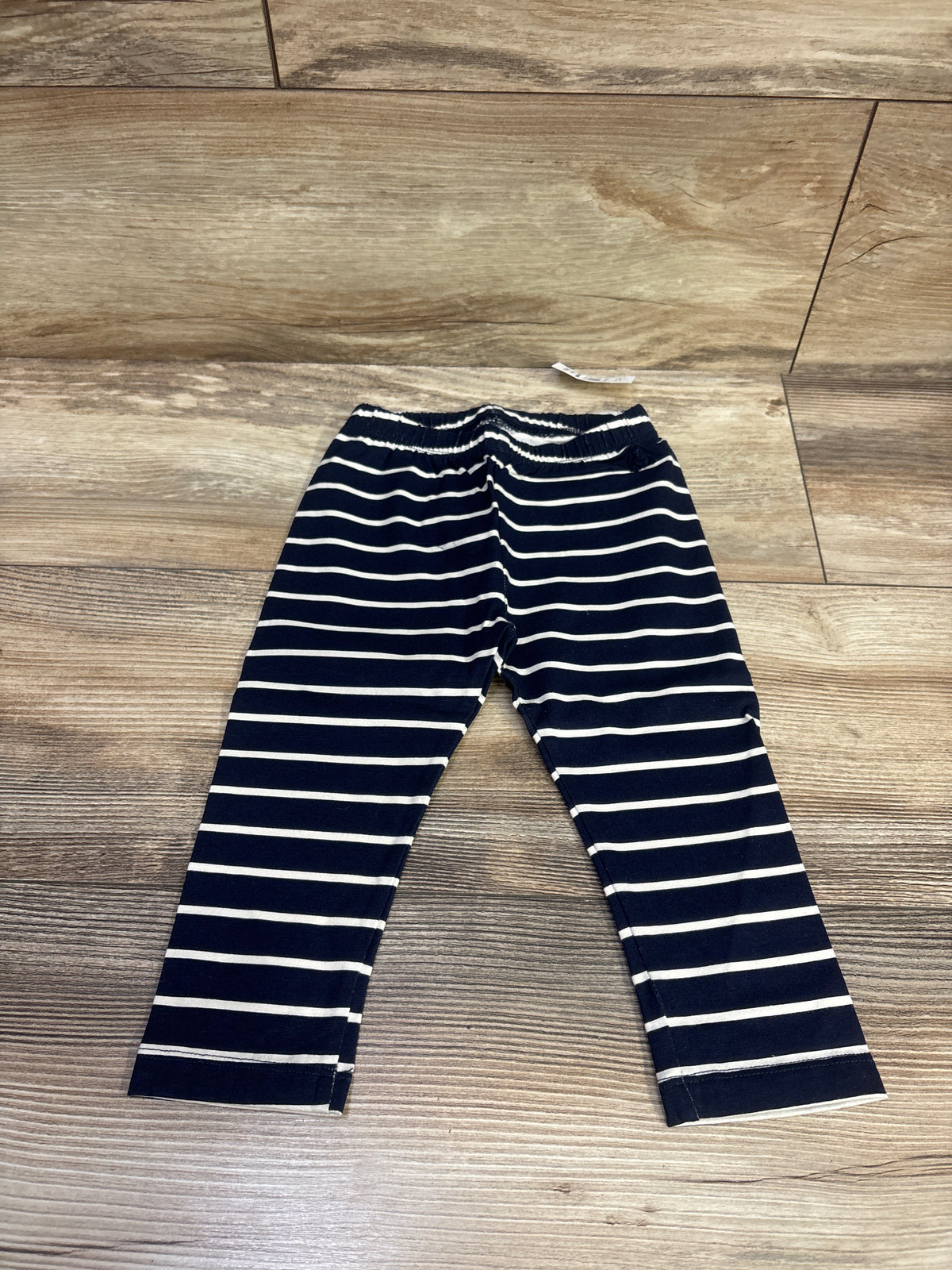 NEW Baby Gap Striped Leggings Navy sz 12-18m