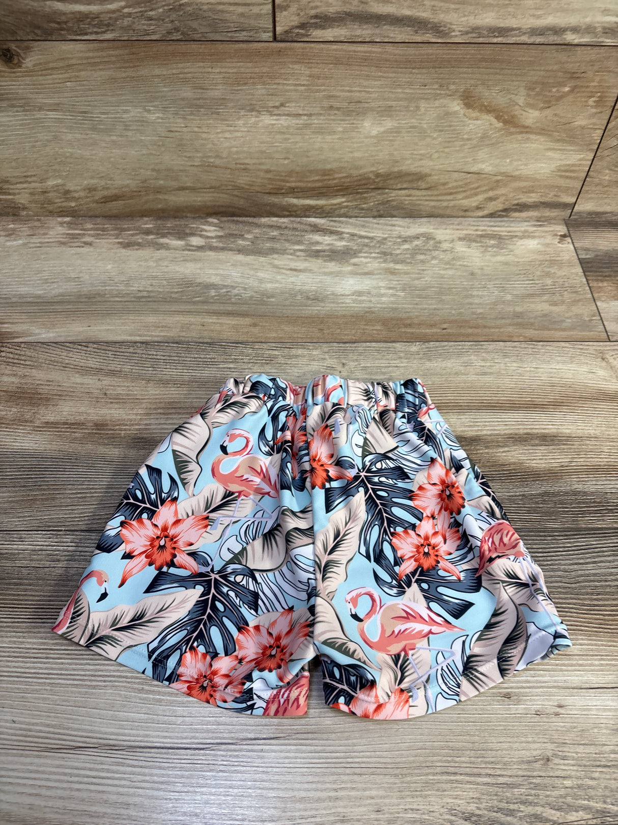 Shein Flamingo Swim Shorts Blue sz 12-18m