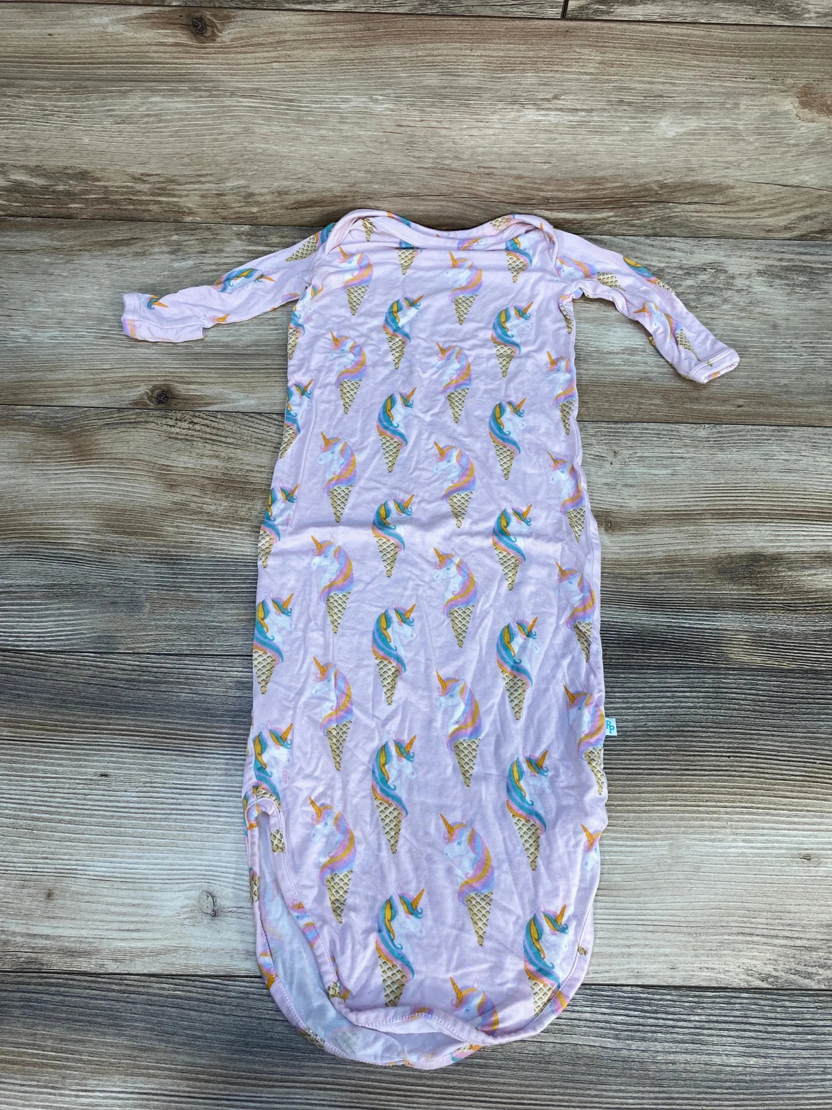 Knotted Gown in Unicorn Ice Cream sz 0-3m