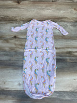 Knotted Gown in Unicorn Ice Cream sz 0-3m