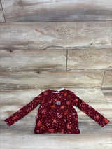NEW Old Navy Floral Thermal Shirt Red sz 4T