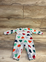 Old Navy Thermal Henley Coverall Grey sz 6-12m