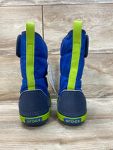 NEW Crocs Lodgepoint Snow Boot Blue sz 1Y