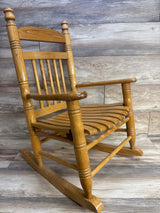 Hardwood Slat Child Rocking Chair