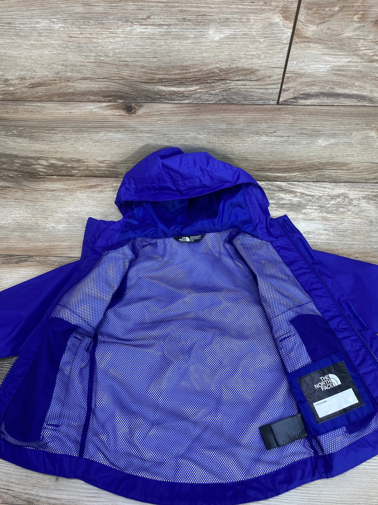 The North Face Shell Rain Jacket Black/Purple sz 2T