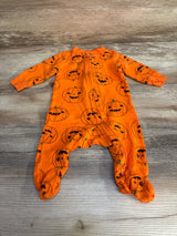 Carter's Pumpkin Print Sleeper Orange sz 3m - Me n Mommy To Be