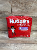 NEW Huggies Little Movers Diapers Size 4, 22ct