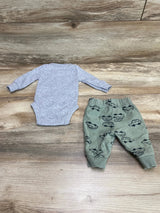 Carter's 2pc Hangin' Out With Daddy Bodysuit & Pants Grey sz Newborn