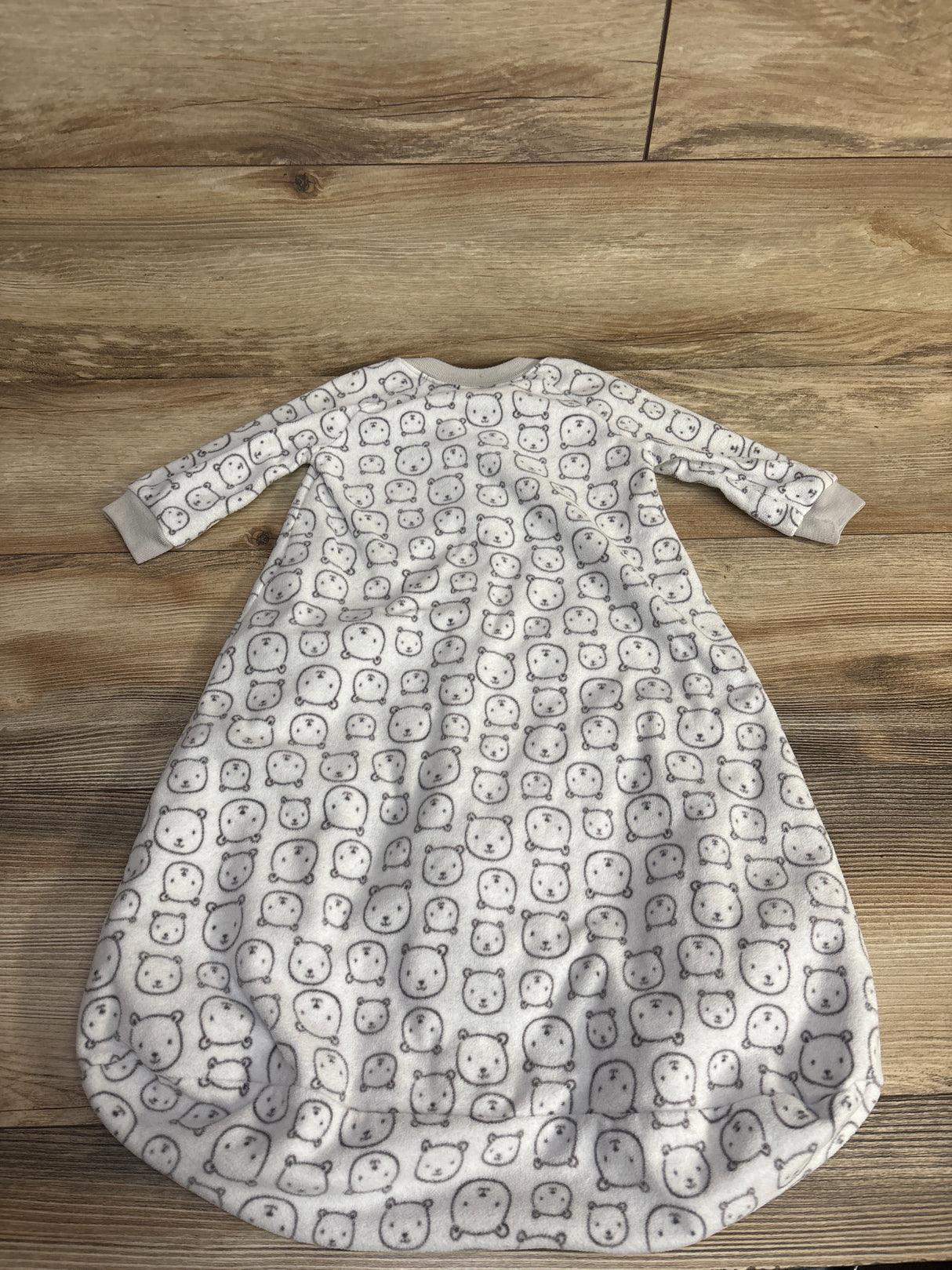 Simple Joys Bear Fleece Sleep Bag White sz 3-6m