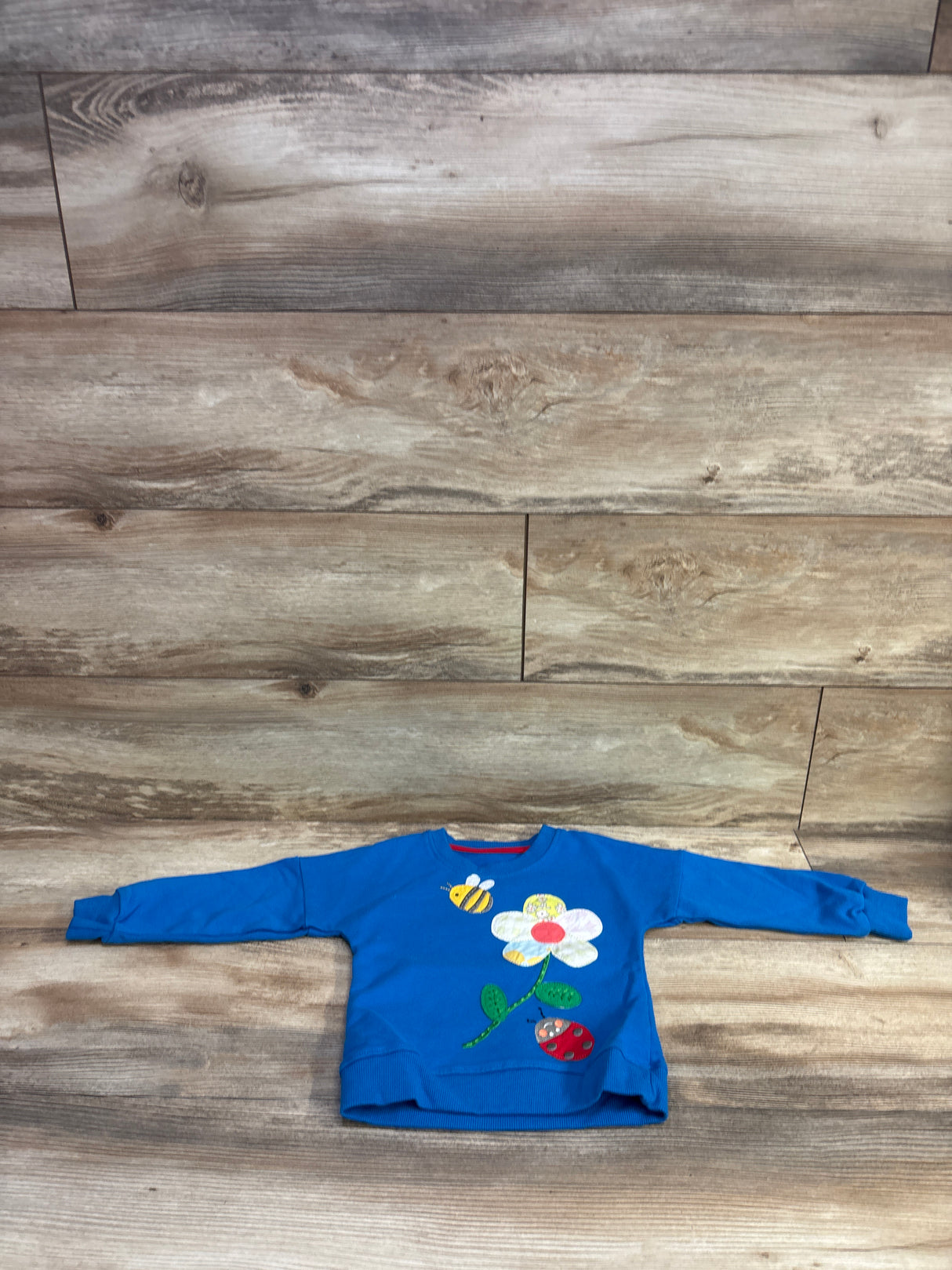 HILEELANG Floral Sweatshirt Blue sz 2T