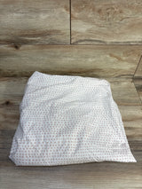 Pottery Barn Kids Organic Crib Fitted Sheet Pink Polk Dots