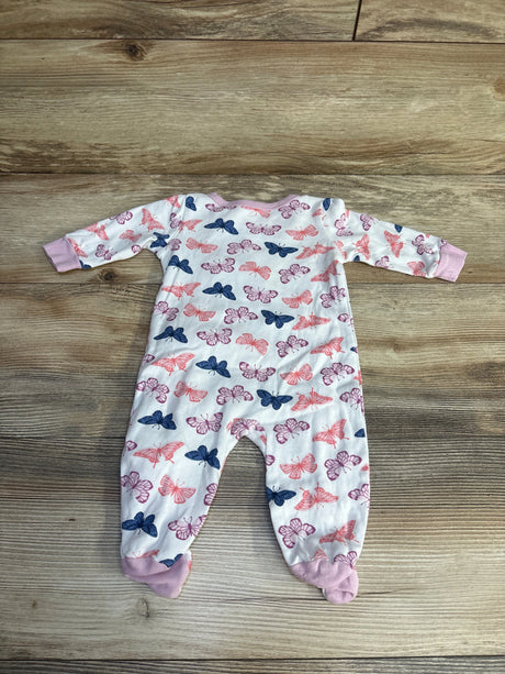 Koala Baby Butterfly Print Sleeper White sz 3m - Me n Mommy To Be