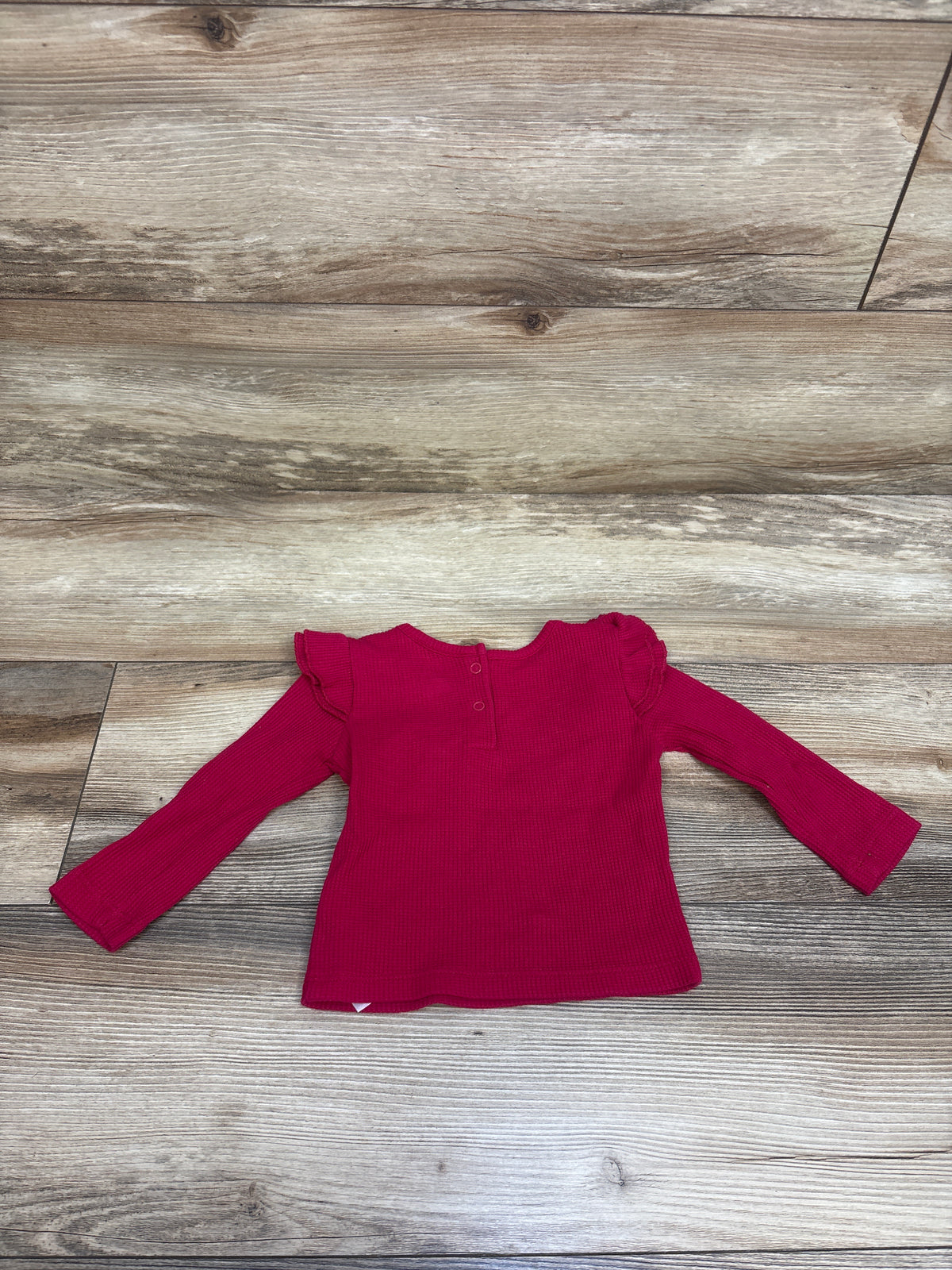Koala Kids Waffle Knit Shirt Hot Pink sz 9m