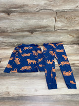 Just One You 2pc Tiger Pajama Set Blue sz 4T