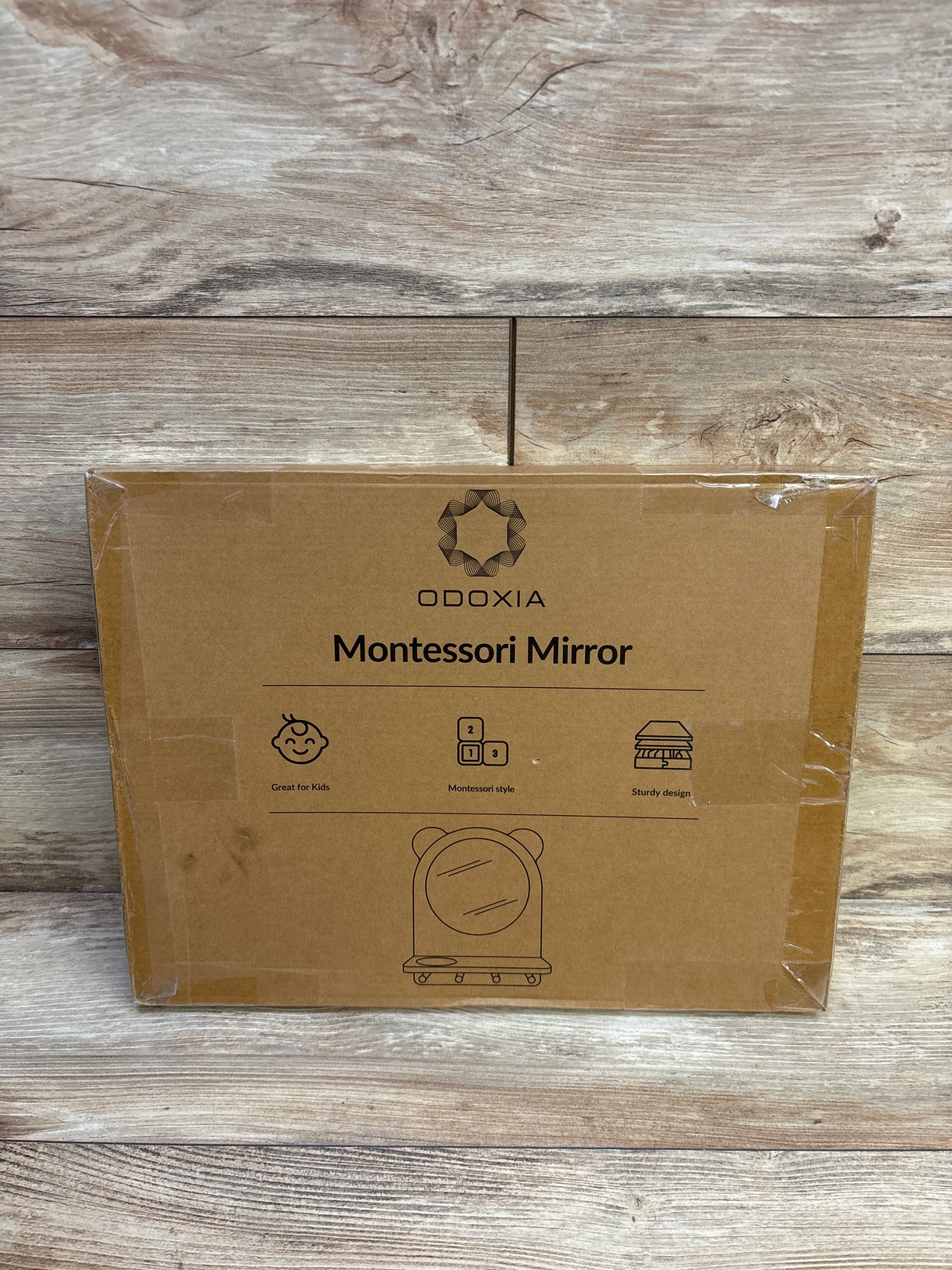 NEW ODOXIA Toddler Montessori Mirror Self Care Station