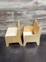 Sprouts Montessori Weaning Table and 2 Chairs, with Leg Extenders