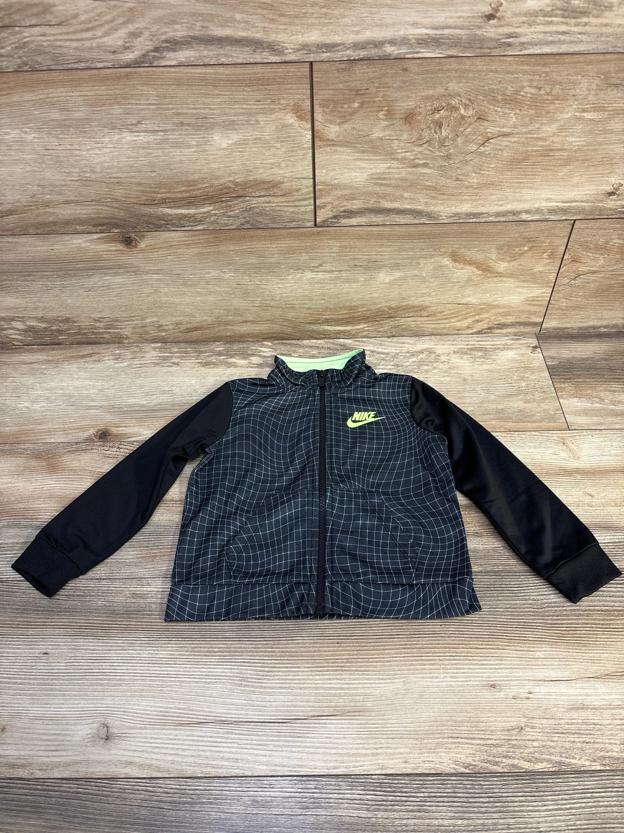 Nike Checkered Track Jacket Grey sz 24m