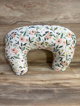 Boppy Nursing Pillow with Pink Garden Slipcover