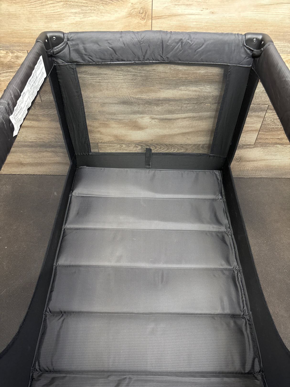 NEW Pamo Babe Portable Crib Baby Playpen with Mattress and Carry Bag, Black
