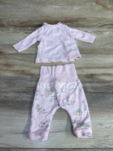 Disney Baby 2pc Bambi Kimono Shirt & Bottoms Pink sz Newborn