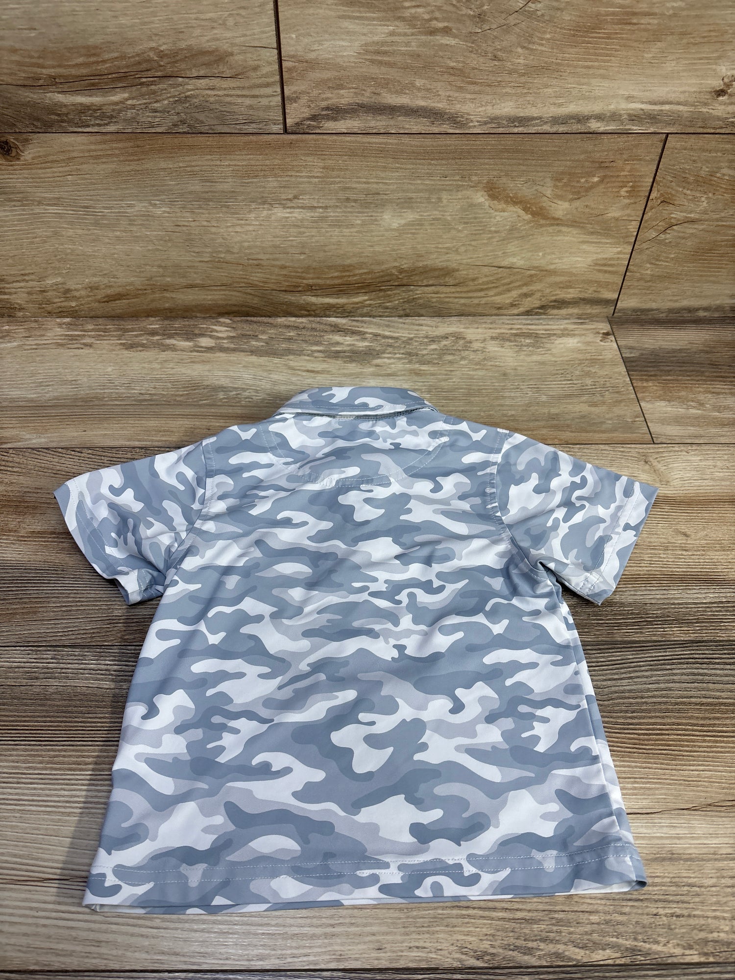 Clique Golf Quick-Dry Camo Polo Shirt White sz 2T