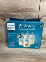 NEW Philips Avent Anti-Colic Baby Bottle, 9oz 3pk (1m+)