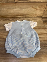 Alexis My Grandpa Loves Me Bubble Romper White sz 9m
