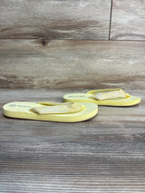 Cat & Jack Ava Flip Flops Yellow sz 13c/1Y