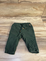 H&M Lined Corduroy Pants Green sz 4-6m