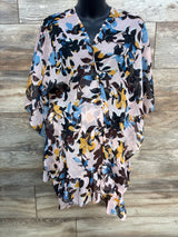 Motherhood Floral Sheer Kimono Top Pink sz One Size