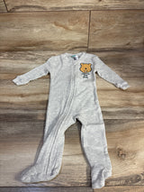 Disney Baby Ribbed Winnie The Pooh Sleeper Grey sz 0-3m