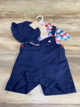 NEW Tommy Bahama 3pc Shortall Set Red/Navy sz 9m