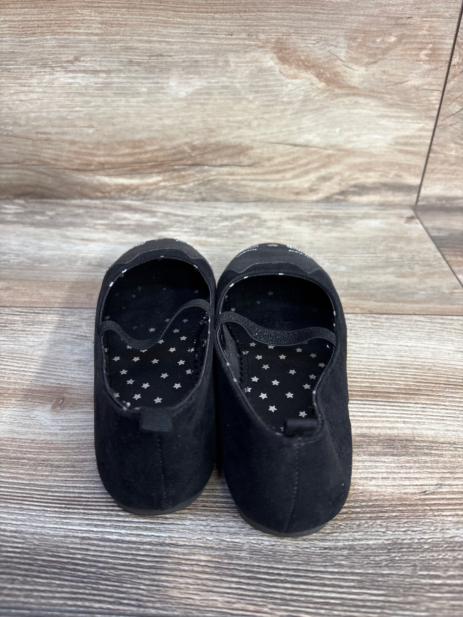 H&M Glittery Cat Ballet Flats Black sz 13c