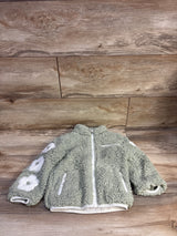Birch & Stone Sherpa Full Zip Jacket Green sz 3T