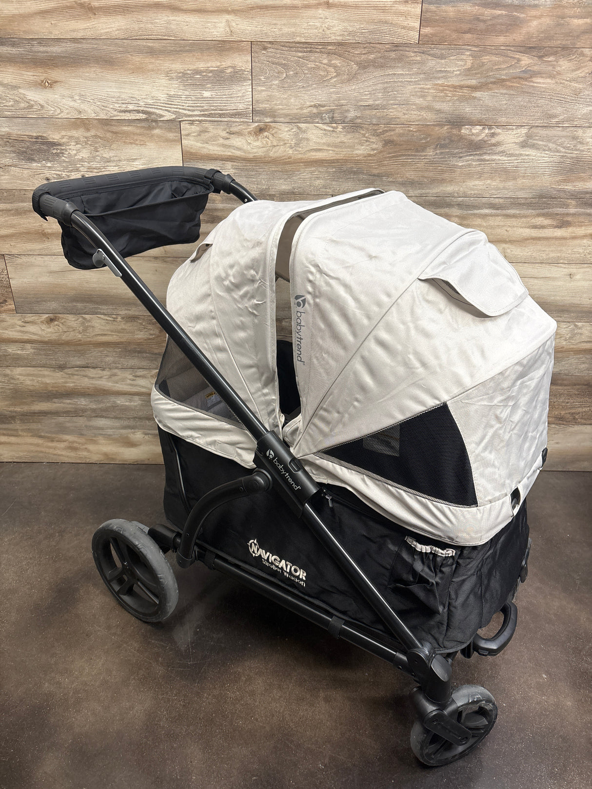 Baby Trend Navigator 2-in-1 Stroller Wagon in Dash Black
