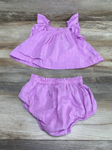 Cat & Jack 2pc Smocked Top & Bloomers Pink sz 12m