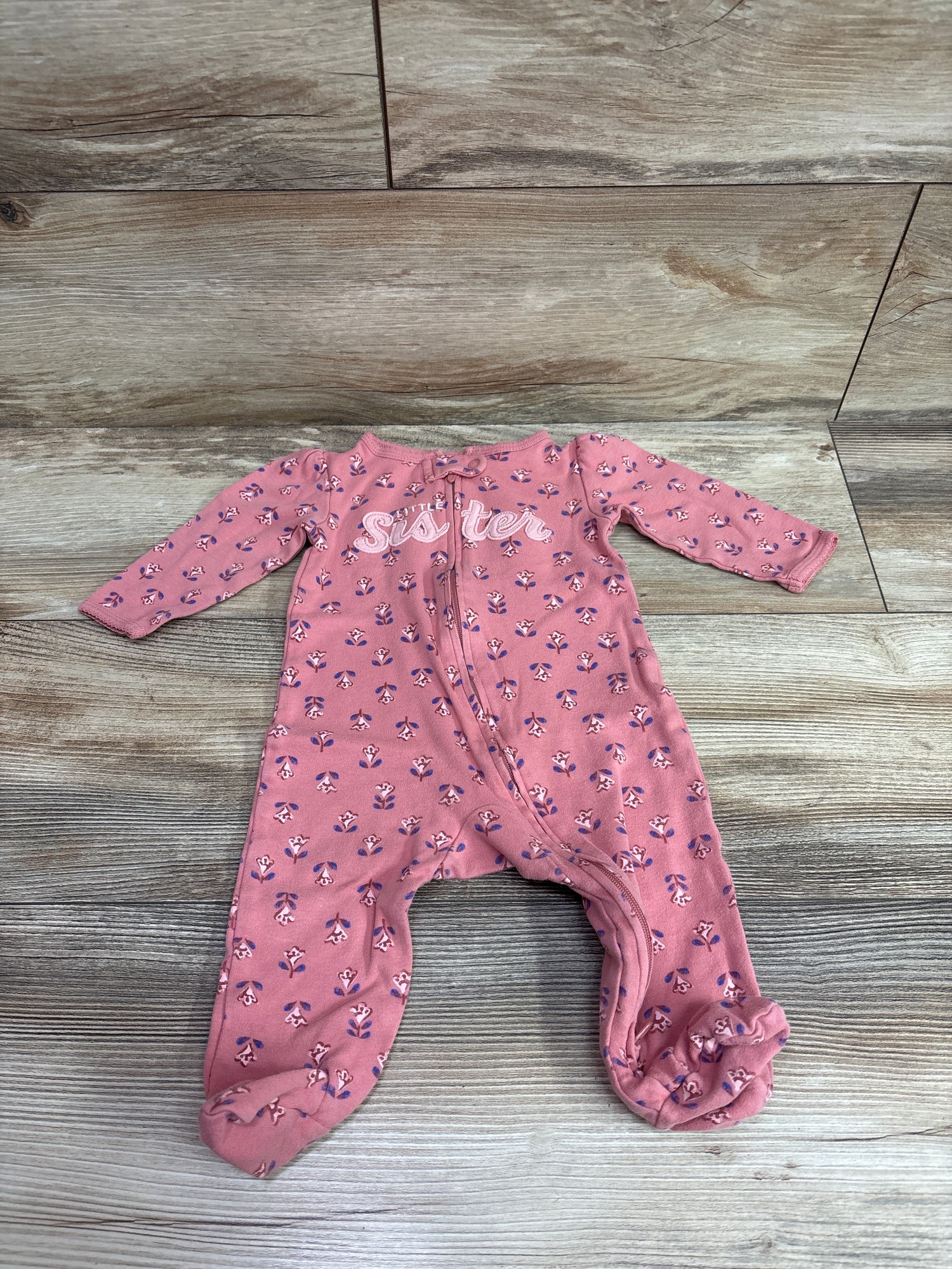 Carter's Little Sister Sleeper Pink sz 6m