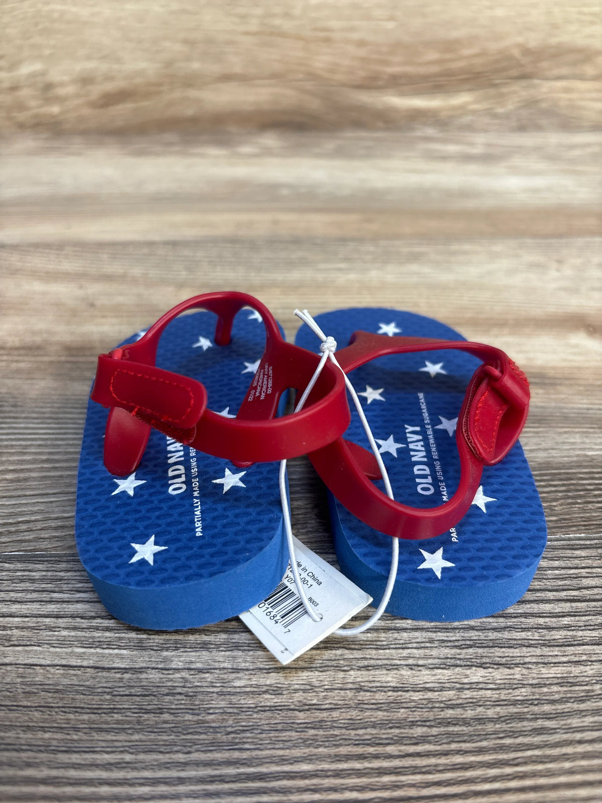 NEW Old Navy Flip Flops Blue sz 3c