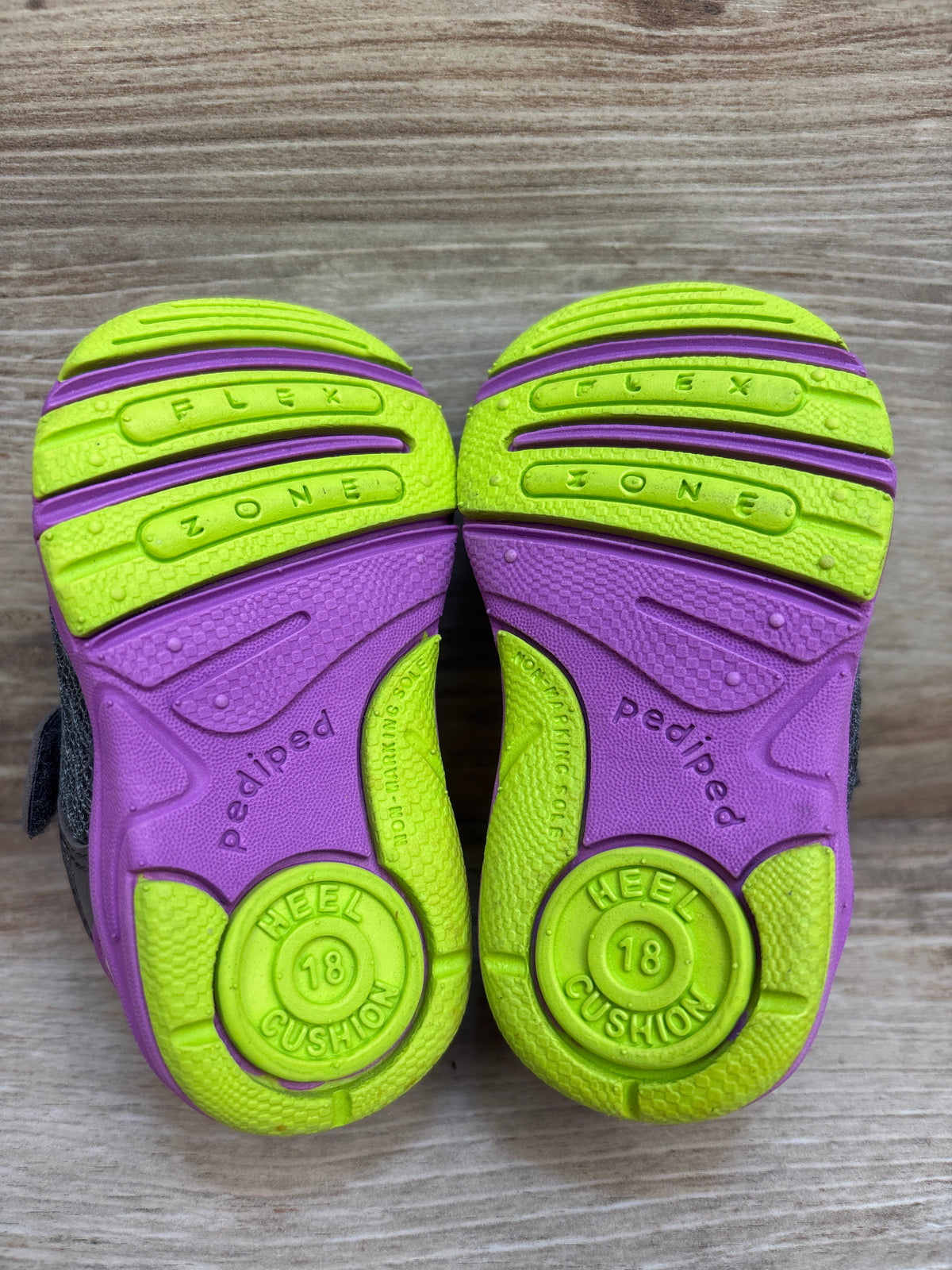 Pediped Force Flex Sneakers Purple sz 3.5c