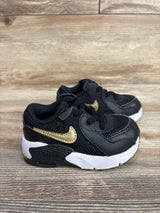 Nike Air Max Excee TD 'Black Metallic Gold Star' Sneakers sz 5c